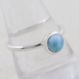 Larimar Silver Rings