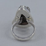 925 Sterling Silver Raw Meteorite Rings