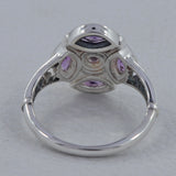 925 Sterling Silver Amethyst Ring