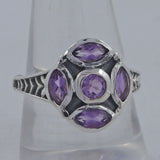 925 Sterling Silver Amethyst Ring
