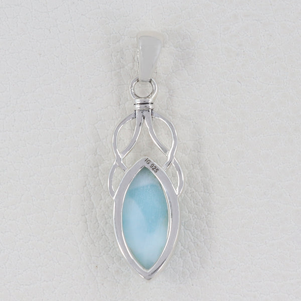 925 Sterling Silver Larimar Pendants