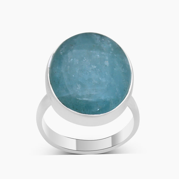925 Sterling Silver Aquamarine Rings