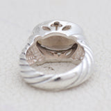 925 Sterling Silver Blue Topaz Ring