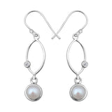 Pearl Silver Earrings