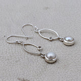 Pearl Silver Earrings