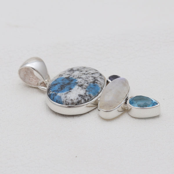 K2 Jasper Silver Pendants