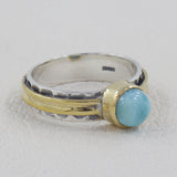 Green Emerald Silver Rings