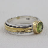 Green Emerald Silver Rings