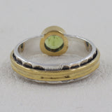 Green Emerald Silver Rings