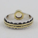 Green Emerald Silver Rings