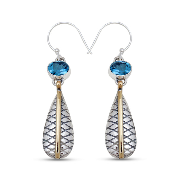 925 Sterling Silver Citrine Earrings