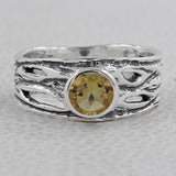 925 Sterling Silver Garnet Rings