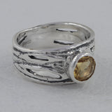 925 Sterling Silver Garnet Rings