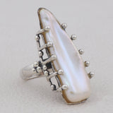 Natural Pearl Gemstone Jewelry Set - 925 Sterling Silver