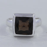 925 Sterling Silver Citrine Ring