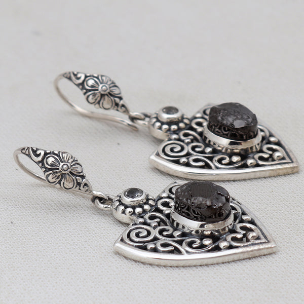 Shungite 925 Silver Earrings