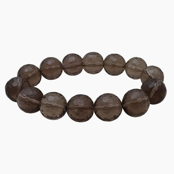 Natural Smoky Quartz Beads Bracelet
