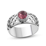 925 Sterling Silver Blue Topaz Ring