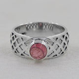 925 Sterling Silver Blue Topaz Ring