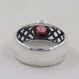 925 Sterling Silver Blue Topaz Ring