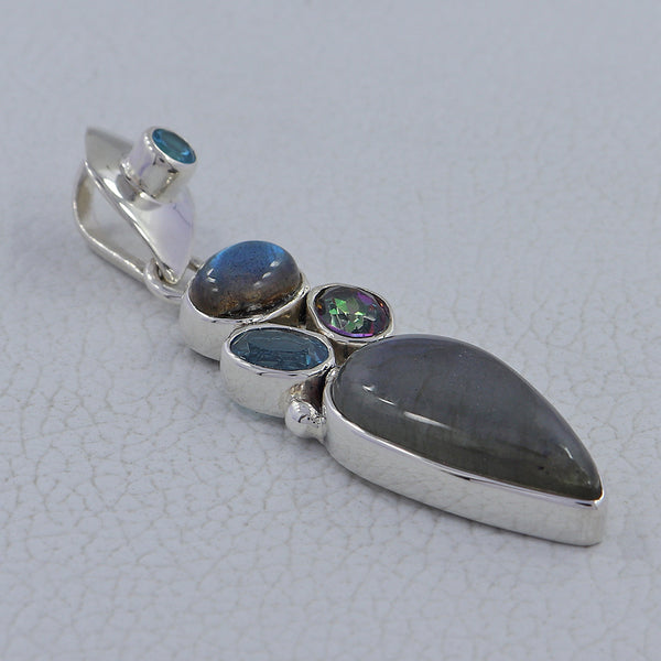 925 Sterling Silver Labradorite Pendants