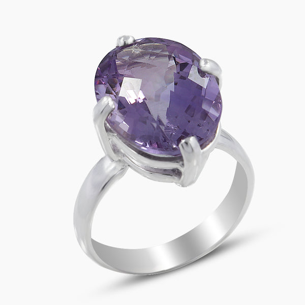 925 Sterling Silver Amethyst Rings