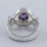 925 Sterling Silver Garnet Ring