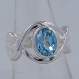 925 Sterling Silver Garnet Ring