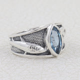 925 Sterling Silver Citrine Ring