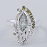 925 Sterling Silver Smoky Quartz Ring