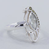 925 Sterling Silver Smoky Quartz Ring