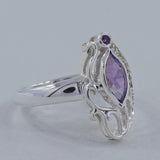 925 Sterling Silver Smoky Quartz Ring