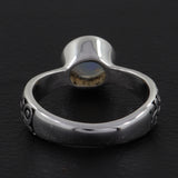 925 Silver Green Amethyst Ring