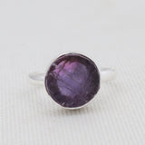 Amethyst Silver Rings