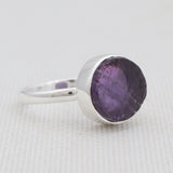 Amethyst Silver Rings
