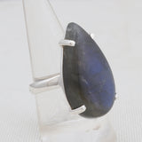 925 Sterling Silver Labradorite Rings