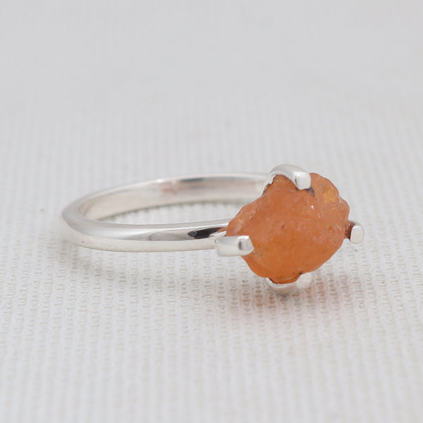 Fanta Garnet Silver Rings