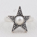 925 Sterling Silver Pendant Set Made with Pearl Gemstone