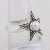 925 Sterling Silver Pendant Set Made with Pearl Gemstone