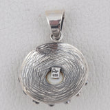 925 Sterling Silver Pendant Set Made with Pearl Gemstone