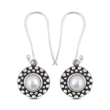 925 Sterling Silver Pendant Set Made with Pearl Gemstone