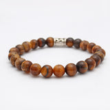 Natural Tiger Eye Beads Bracelet