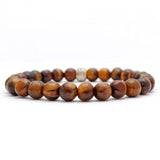 Natural Tiger Eye Beads Bracelet