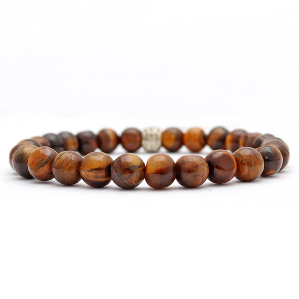 Natural Tiger Eye Beads Bracelet