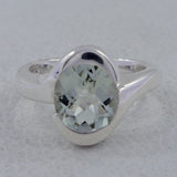 Natural Citrine Silver Rings