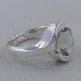 Natural Citrine Silver Rings