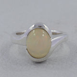 Natural Citrine Silver Rings