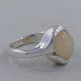 Natural Citrine Silver Rings