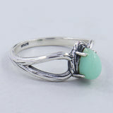 925 Sterling Silver Larimar Ring