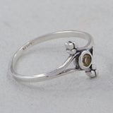 Natural Amethyst Silver Rings